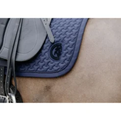 Kentucky Zadeldekje Plaited 3D Logo Dressuur Navy