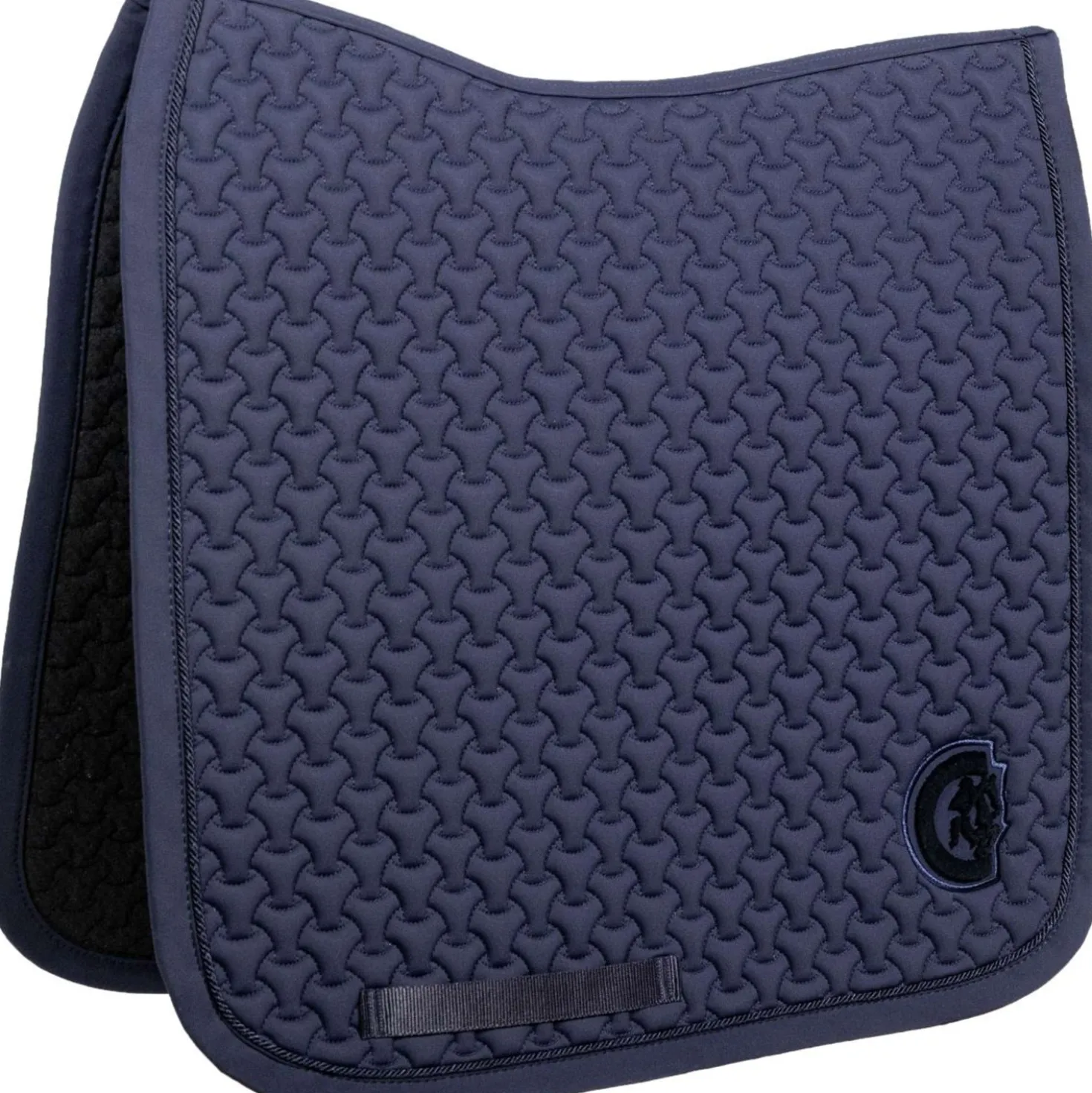 Kentucky Zadeldekje Plaited 3D Logo Dressuur Navy
