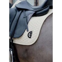 Kentucky Zadeldekje Plaited 3D Logo Dressuur Beige
