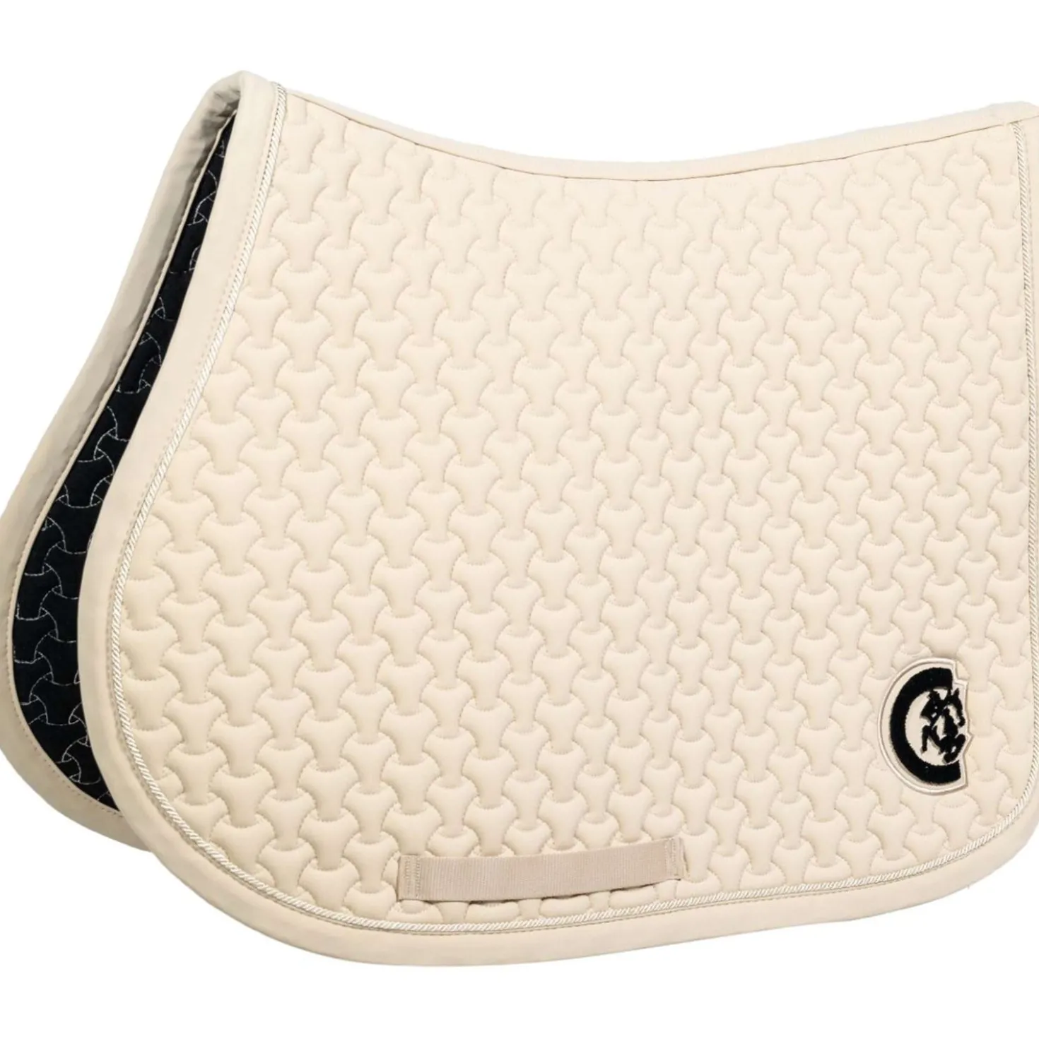 Kentucky Zadeldekje Plaited 3D Logo Springen Beige