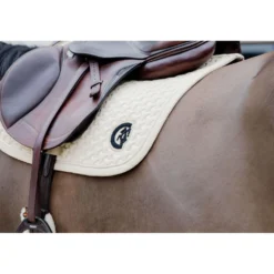 Kentucky Zadeldekje Plaited 3D Logo Springen Beige