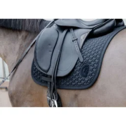 Kentucky Zadeldekje Plaited 3D Logo Dressuur Zwart