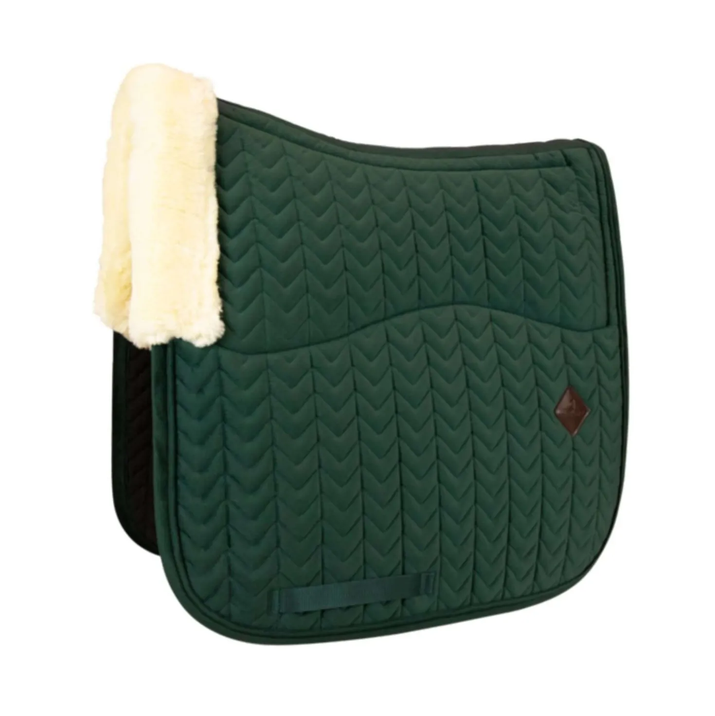 Kentucky Zadeldekje Skin Friendly Velvet Dressuur Pine Green