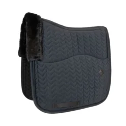 Kentucky Zadeldekje Skin Friendly Velvet Dressuur Zwart