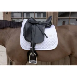 Kentucky Zadeldekje Skin Friendly Diamond Dressuur Wit