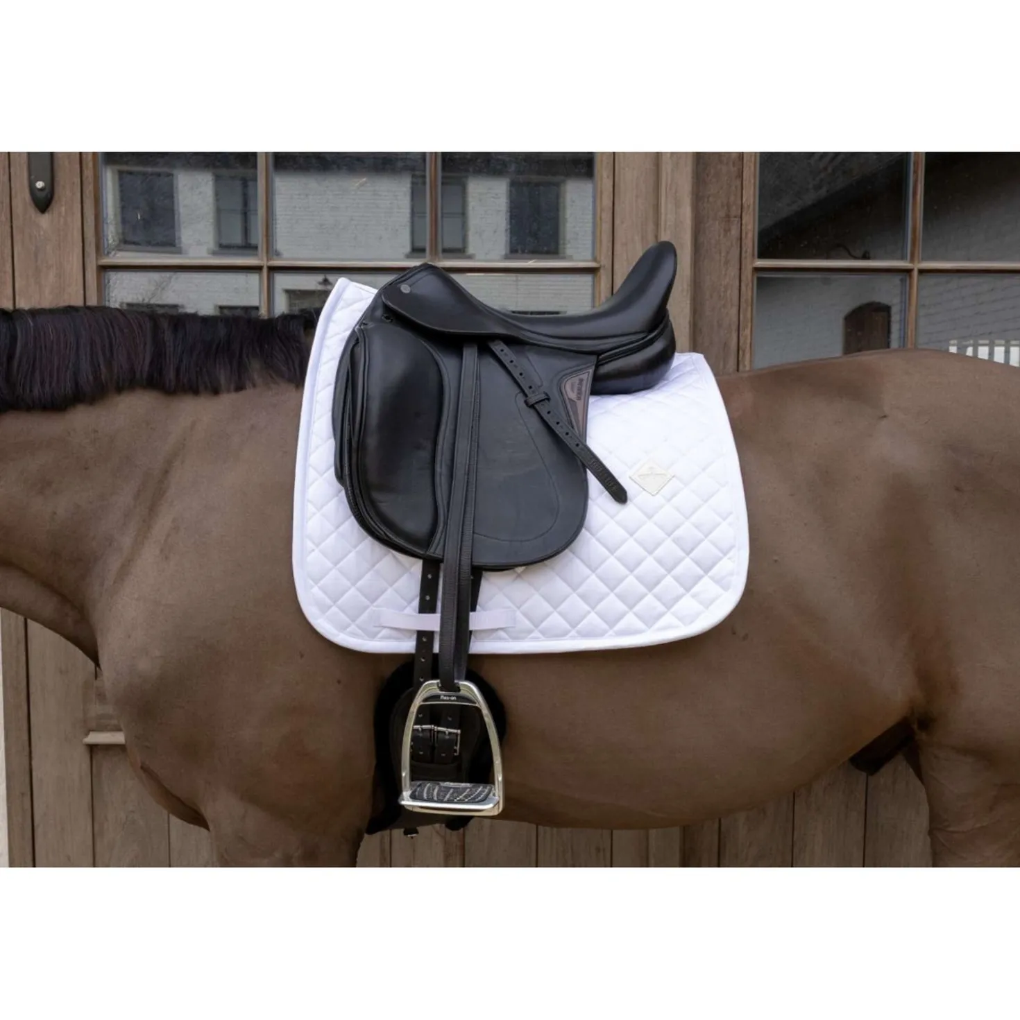 Kentucky Zadeldekje Skin Friendly Diamond Dressuur Wit