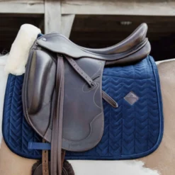 Kentucky Zadeldekje Skin Friendly Velvet Dressuur Navy