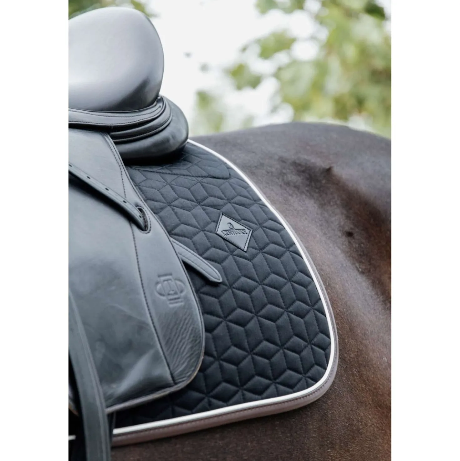 Kentucky Zadeldekje Skin Friendly Dressuur Zwart