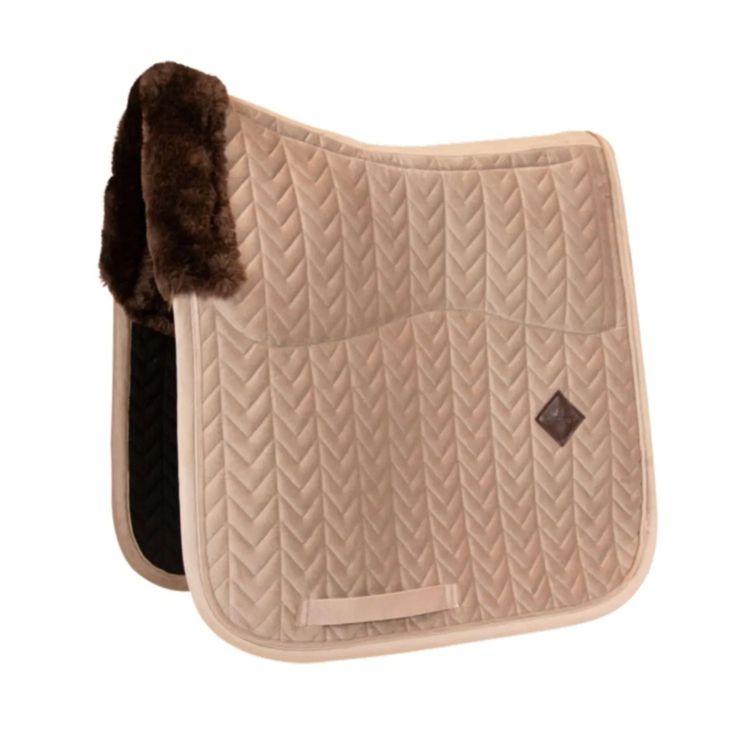 Kentucky Zadeldekje Skin Friendly Velvet Dressuur Beige