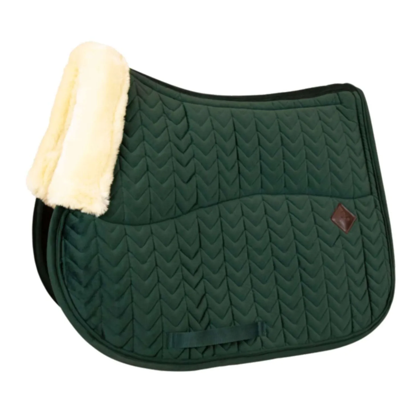 Kentucky Zadeldekje Skin Friendly Velvet Springen Pine Green