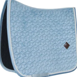 Kentucky Zadeldekje Velvet Dressuur Light Blue