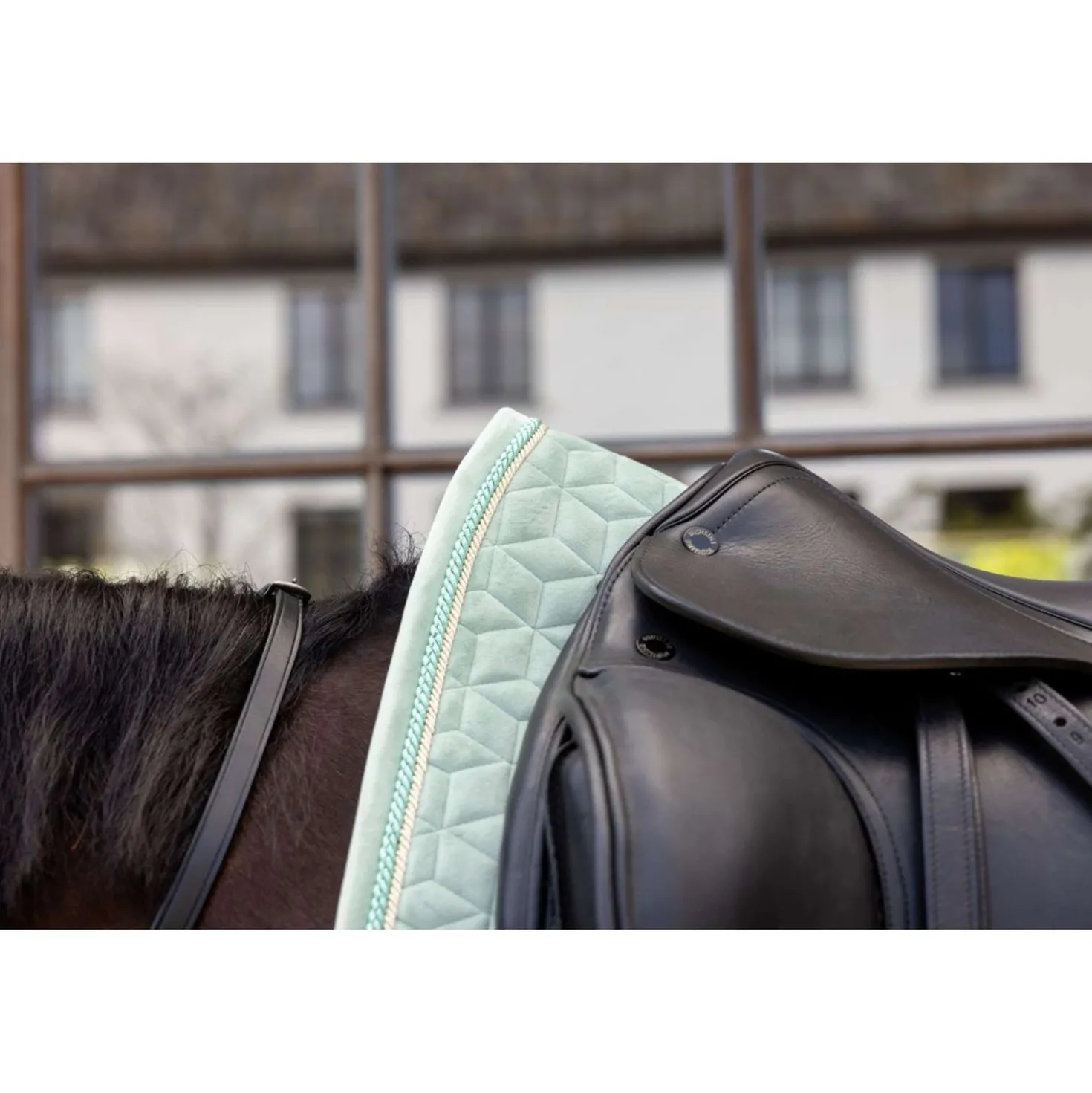 Kentucky Zadeldekje Velvet Dressuur Mint