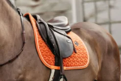 Kentucky Zadeldekje Velvet Dressuur Oranje