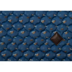 Kentucky Zadeldekje Velvet Horse Printing Navy