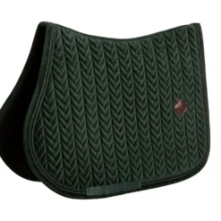 Kentucky Zadeldekje Velvet Mini Pearls Springen Pine Green