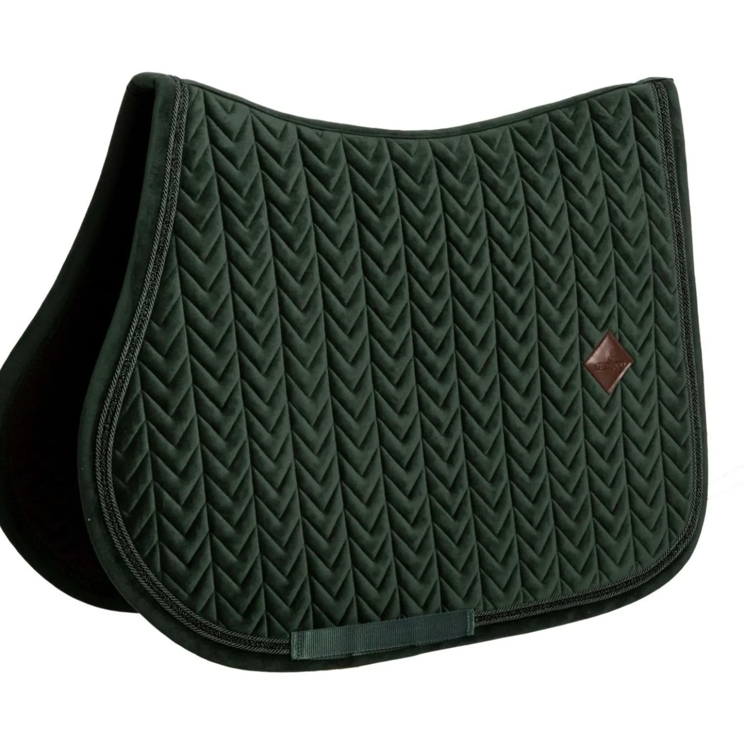 Kentucky Zadeldekje Velvet Mini Pearls Springen Pine Green