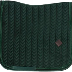 Kentucky Zadeldekje Velvet Pearls Dressuur Pine Green