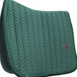 Kentucky Zadeldekje Velvet Pearls Dressuur Pine Green