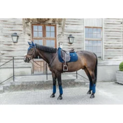Kentucky Zadeldekje Velvet Pearls Dressuur Navy