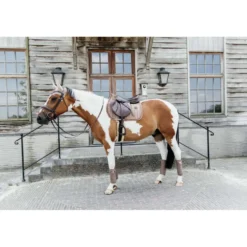 Kentucky Zadeldekje Velvet Pearls Springen Beige