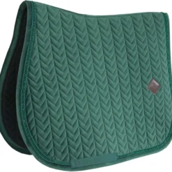 Kentucky Zadeldekje Velvet Pearls Springen Pine Green