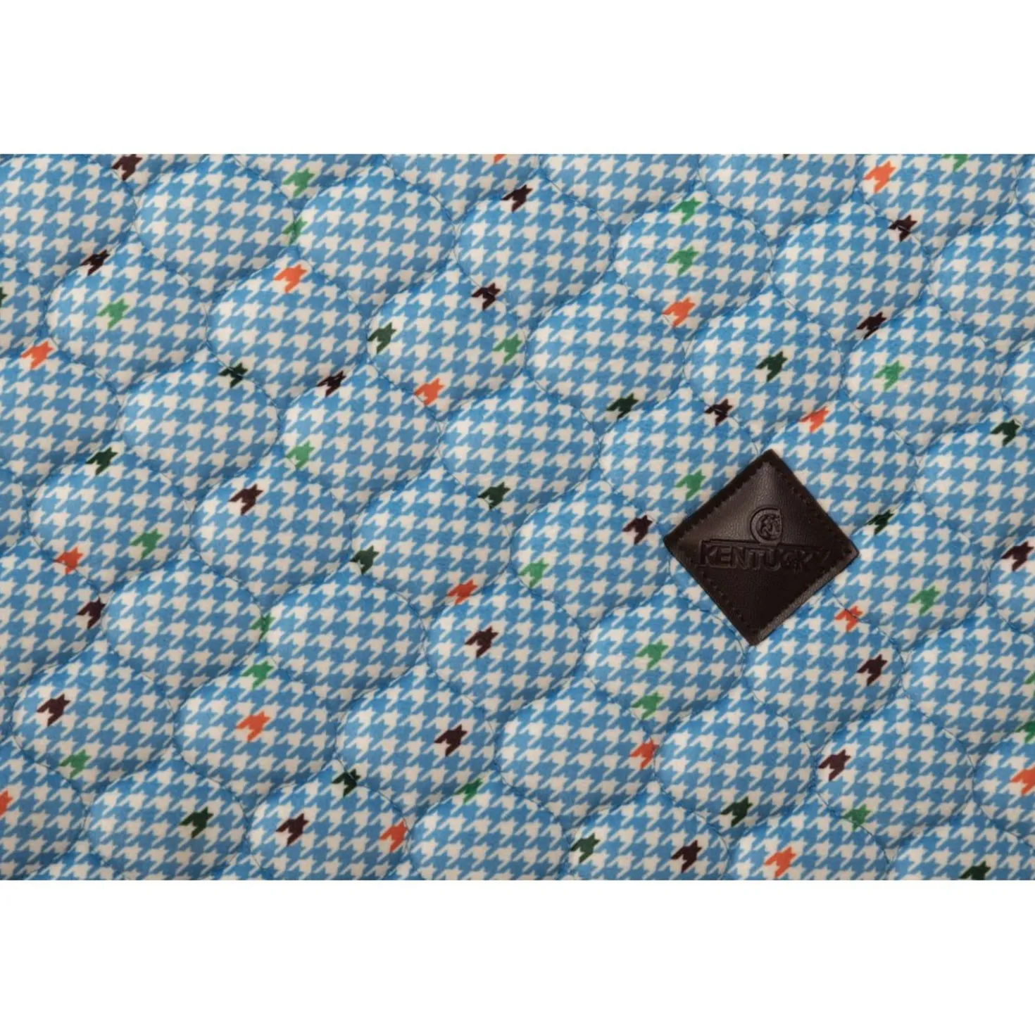 Kentucky Zadeldekje Velvet Pied De Poule Springen Navy
