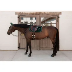 Kentucky Zadeldekje Velvet Springen Pine Green