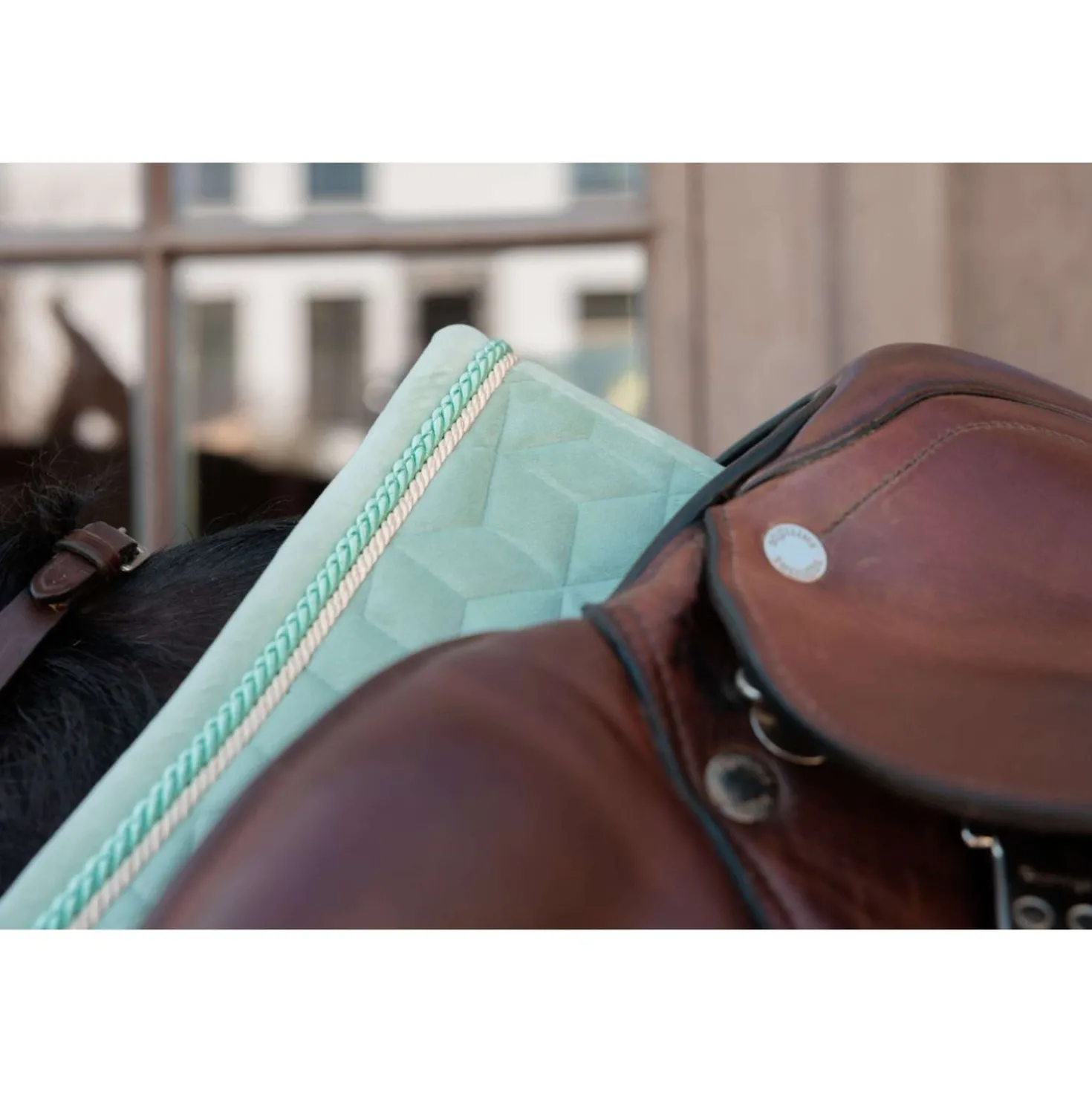 Kentucky Zadeldekje Velvet Springen Mint