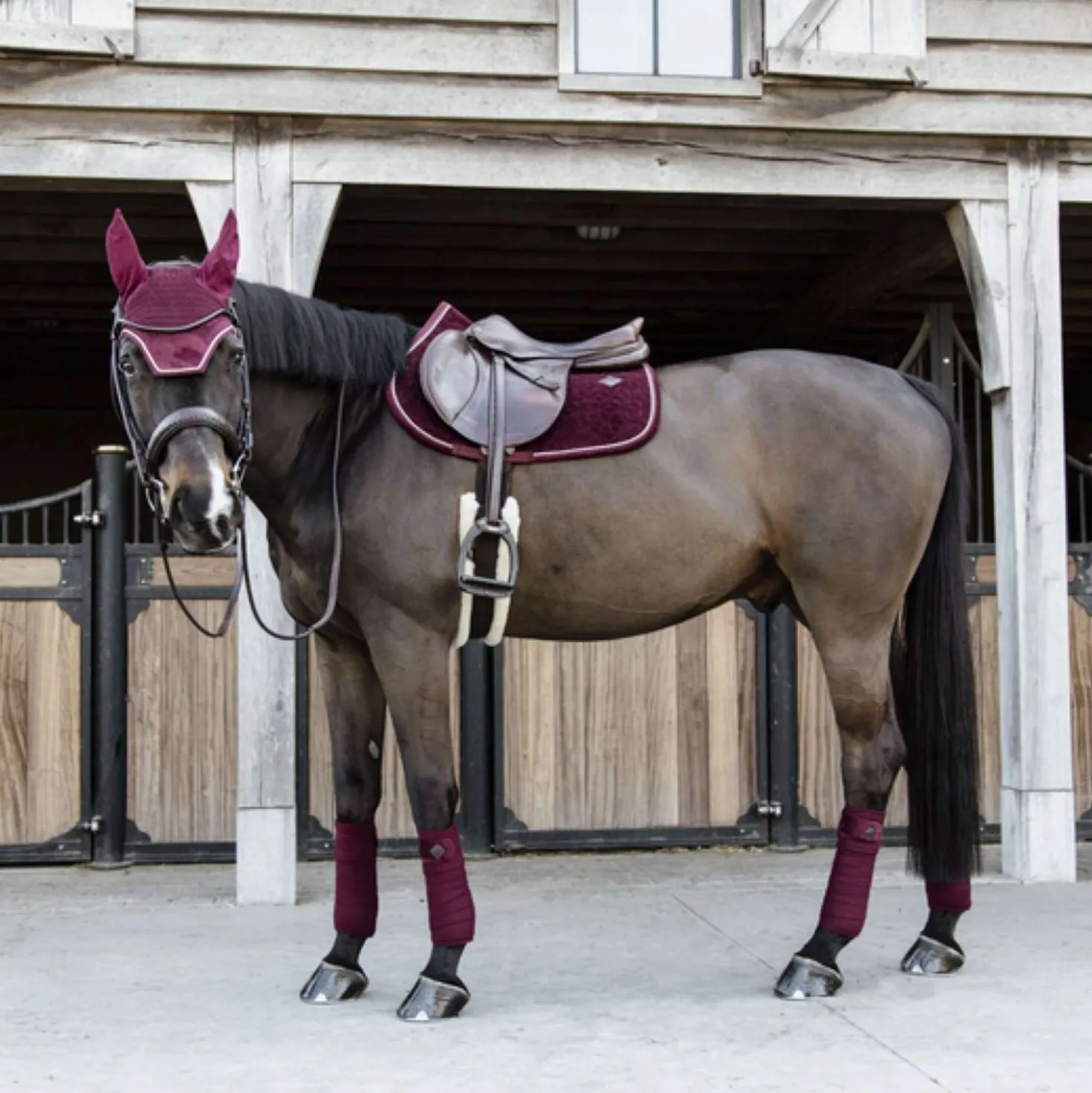 Kentucky Zadeldekje Velvet Springen Bordeaux