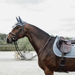 Kentucky Zadeldekje Velvet Springen Light Blue