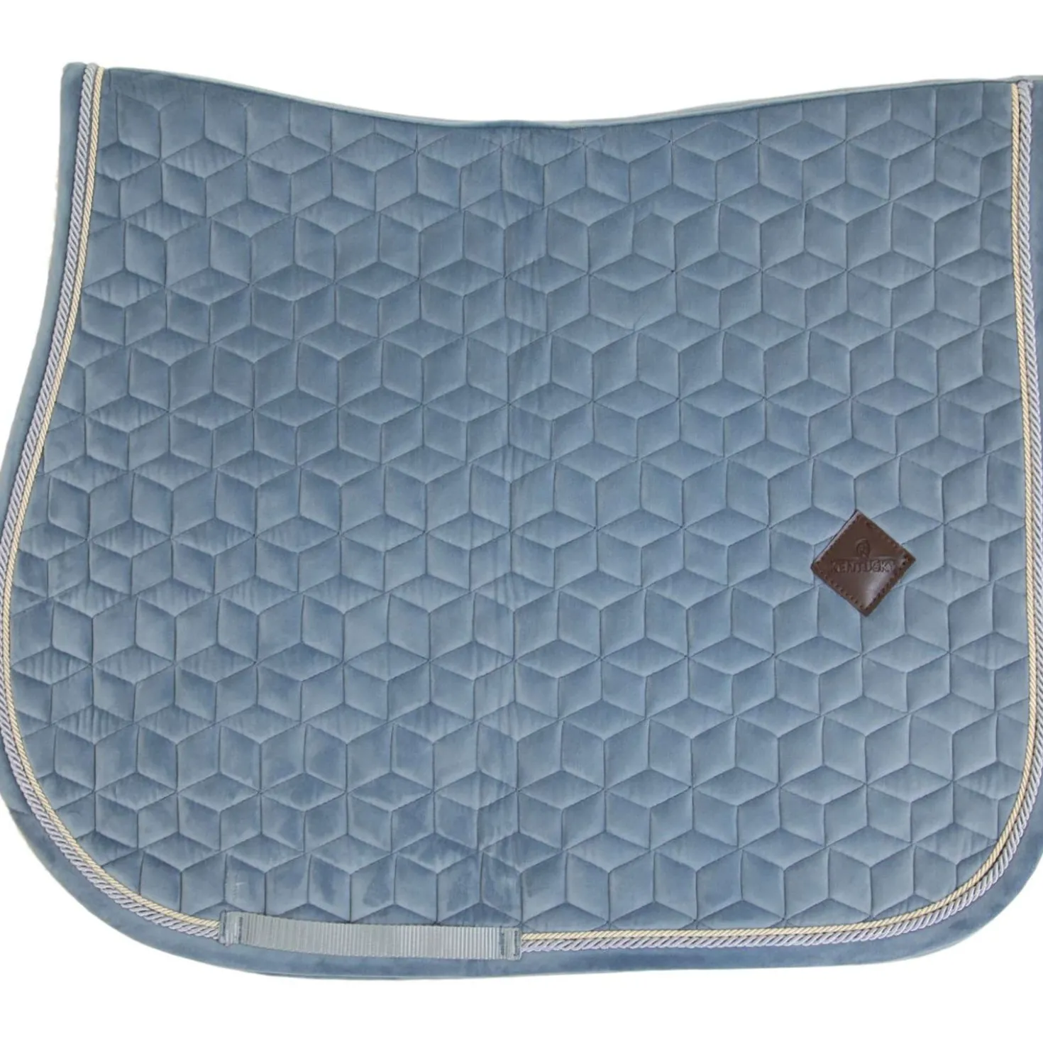Kentucky Zadeldekje Velvet Springen Light Blue