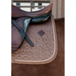 Kentucky Zadeldekje Velvet Springen Beige