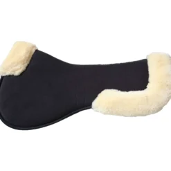 Kentucky Zadelonderlegger Halfpad Anatomic Absorb Sheepskin Black/Natural