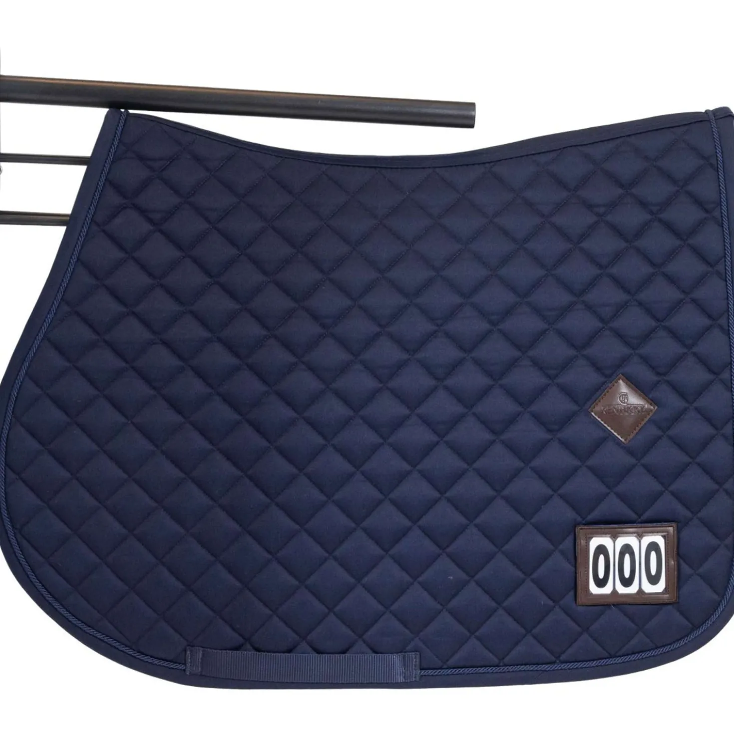 Kentucky Zadelrek Metal met Dekjeshouder Steel Black