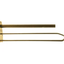 Kentucky Zadelrek Metal met Dekjeshouder Steel Gold
