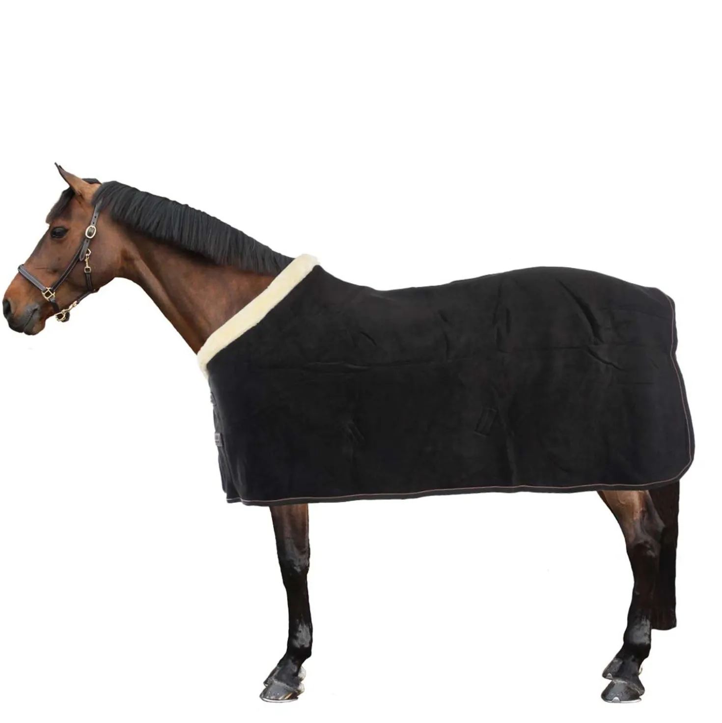 Kentucky Zweetdeken Show Fleece Heavy Zwart