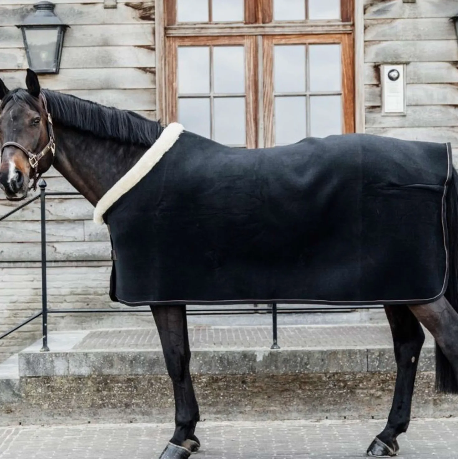 Kentucky Zweetdeken Show Fleece Heavy Zwart