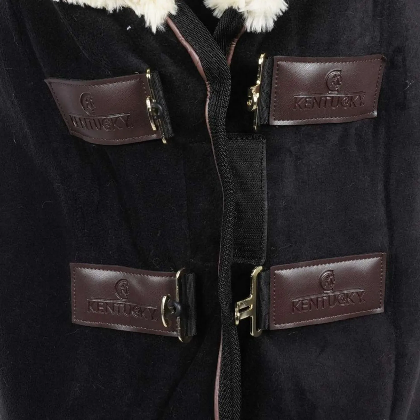Kentucky Zweetdeken Show Fleece Heavy Zwart