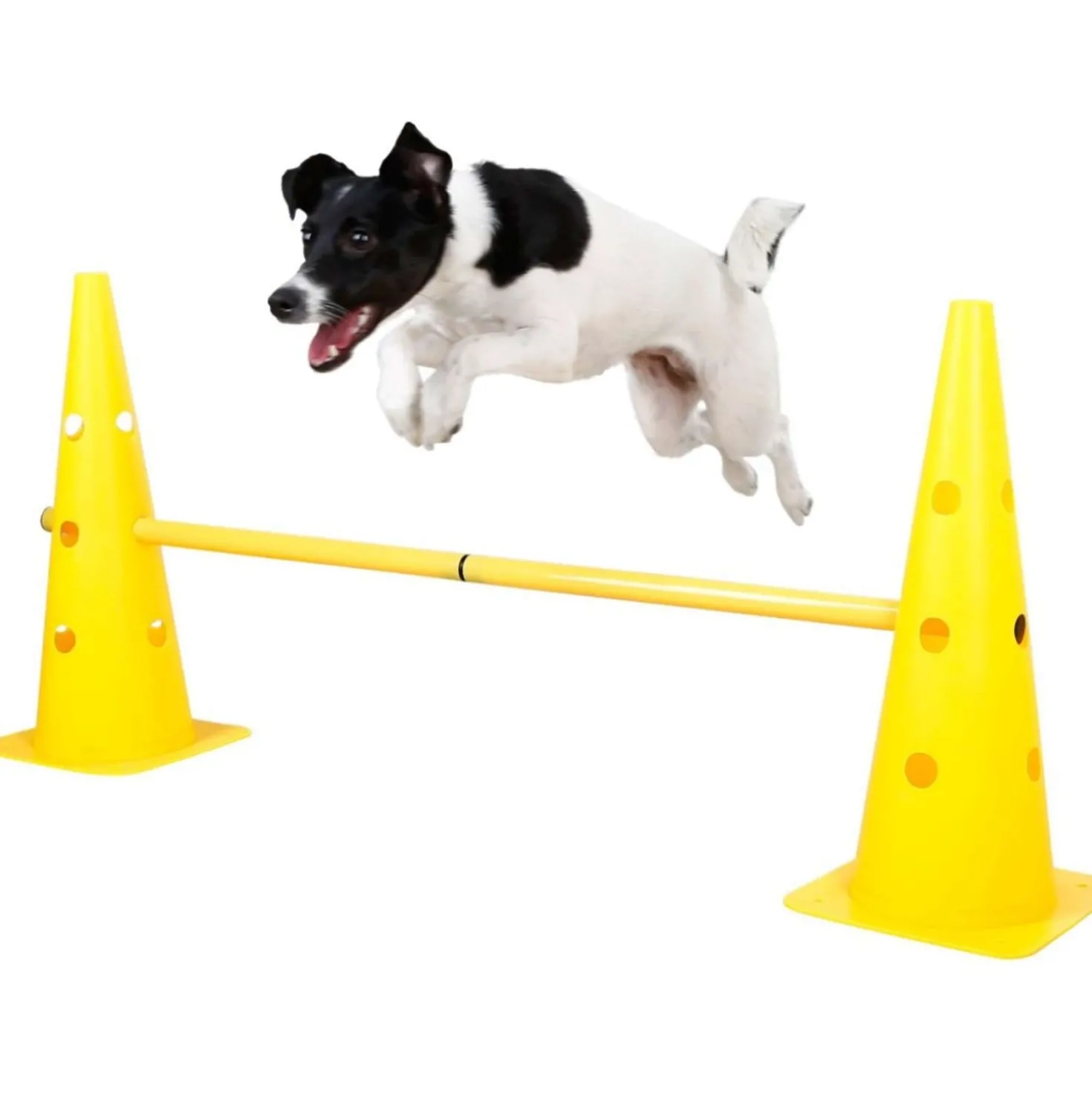 Kerbl Agility Pylon Set 3 Opstakels Rood/Geel