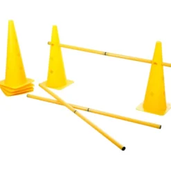 Kerbl Agility Pylon Set 3 Opstakels Rood/Geel