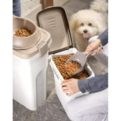 Kerbl Container Petfood Wit/Bruin