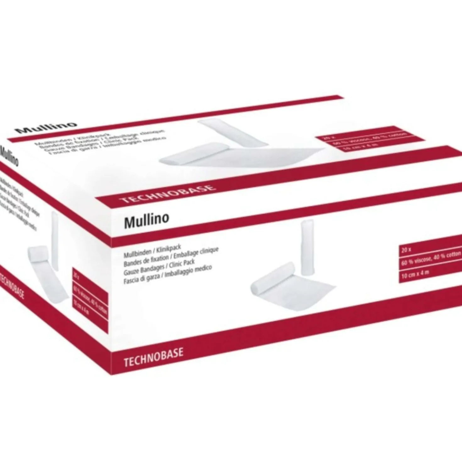 Kerbl Gaasverband Mullino 10cm/4m