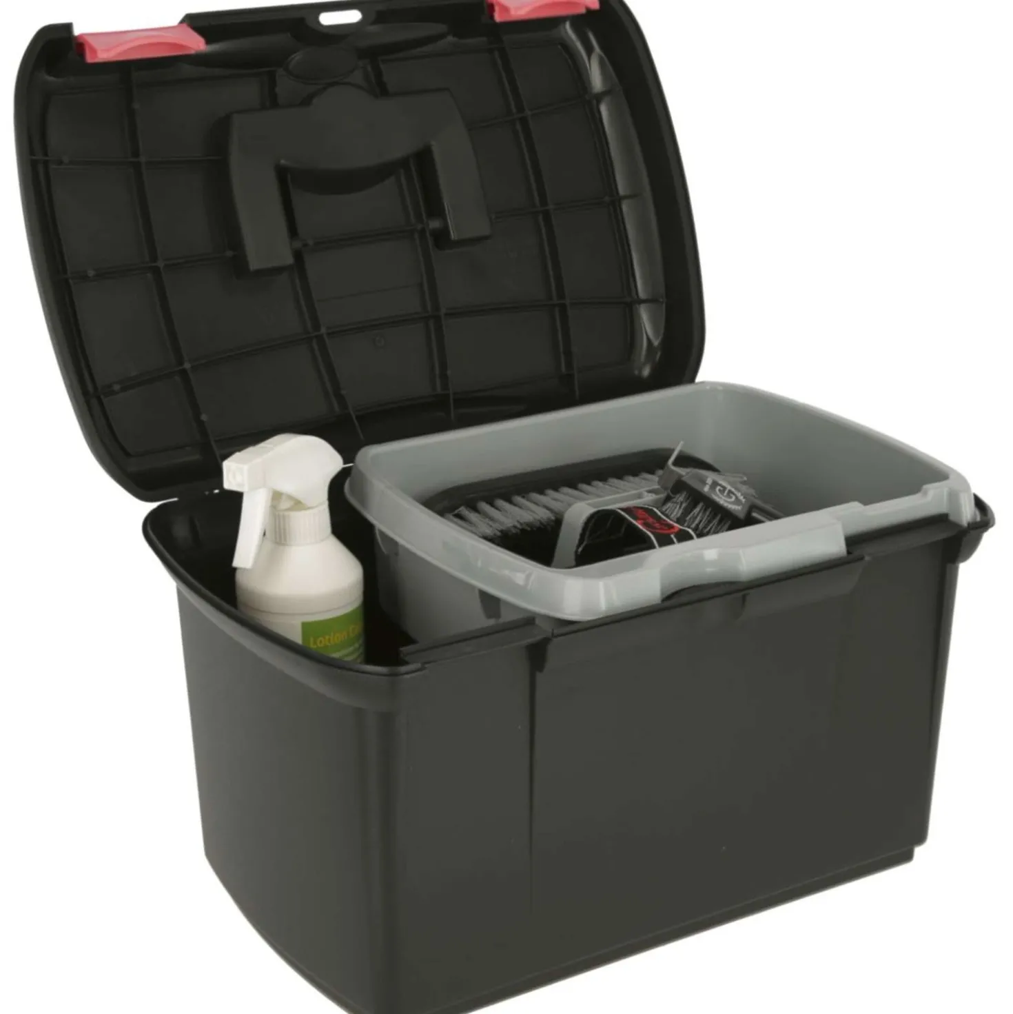 Kerbl Grooming Box Arezzo Verwijderbaar Inzetstuk Black/Fuchsia