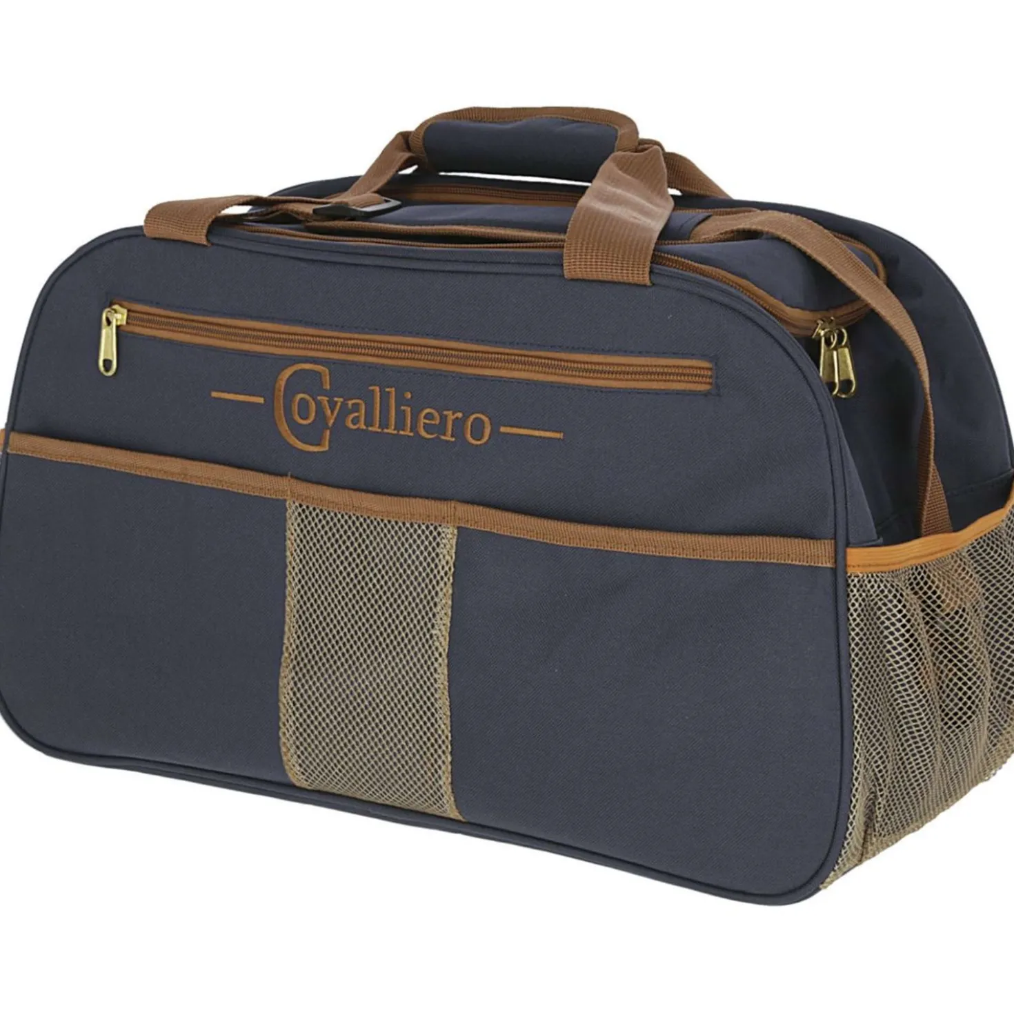 Kerbl Grooming Box Navy/Camel