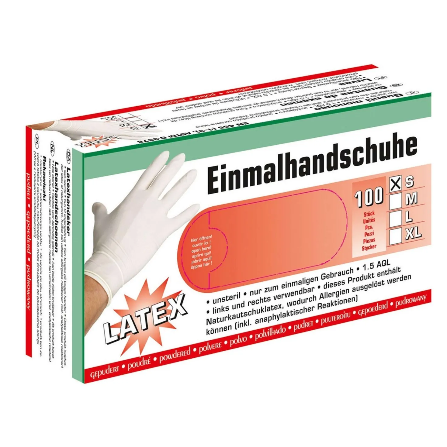 Kerbl Handschoen latex Euro-Farm