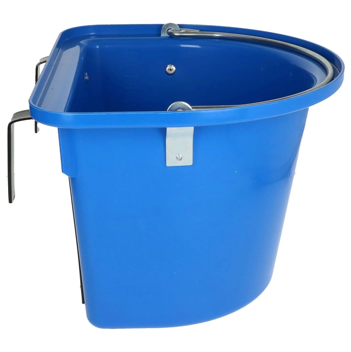 Kerbl Hangvoerbak Euro met Hengsel Blauw