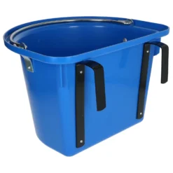 Kerbl Hangvoerbak Euro met Hengsel Blauw