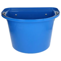 Kerbl Hangvoerbak Euro met Hengsel Blauw