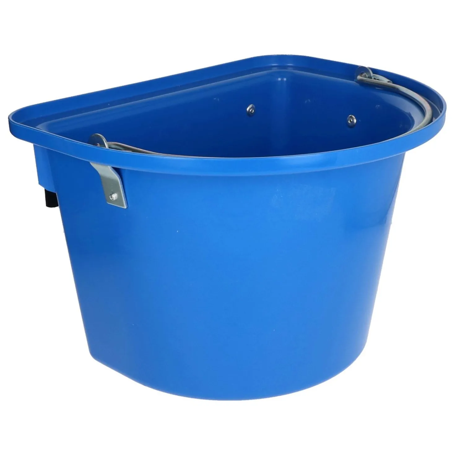 Kerbl Hangvoerbak Euro met Hengsel Blauw