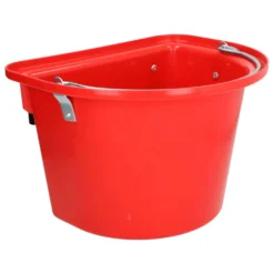 Kerbl Hangvoerbak Euro met Hengsel Rood